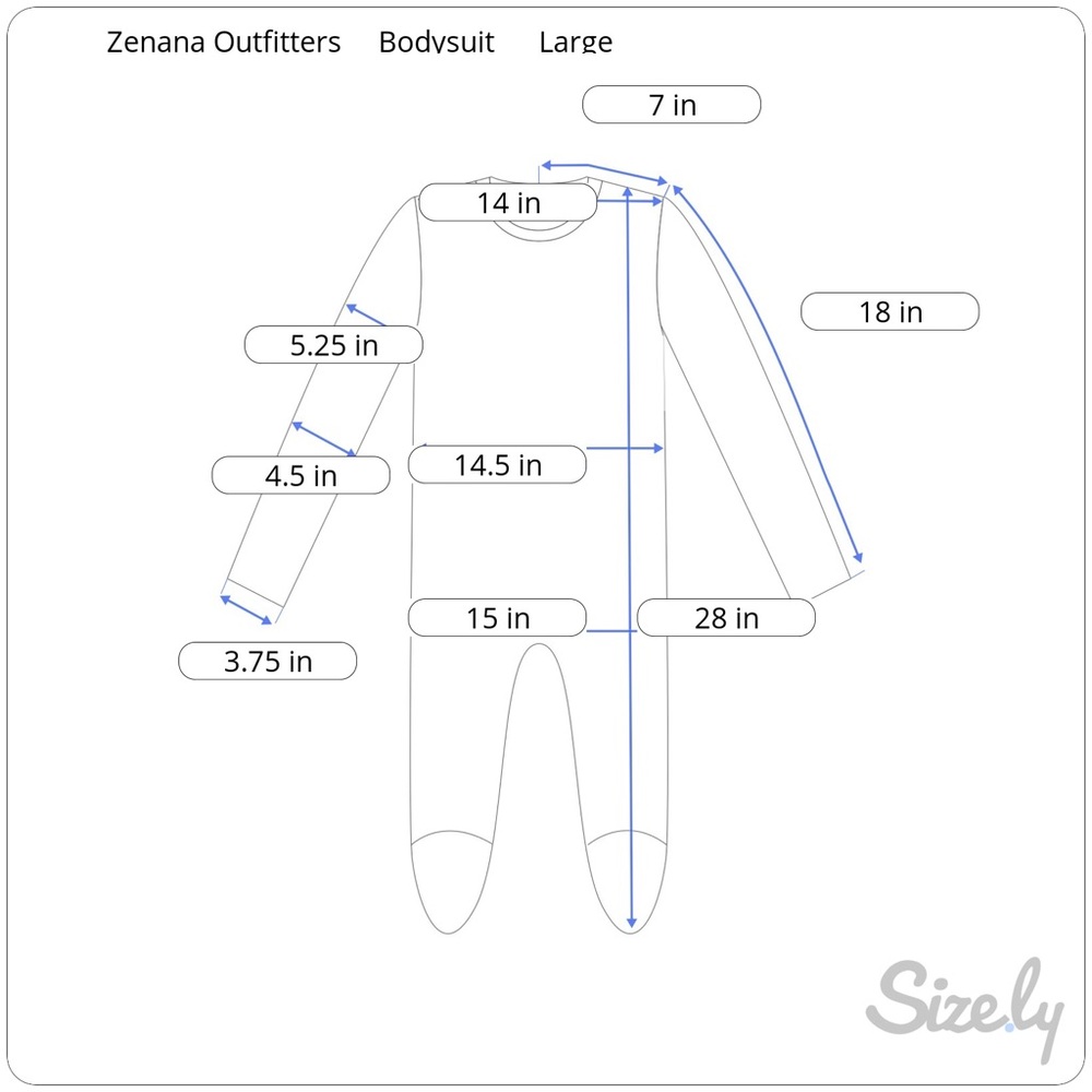 π Zenana Outfitters 3/4 SLEEVE SCOOP BODYSUIT - Picture 6 of 6